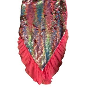 Colorful Sequin Mermaid Tail for Kids